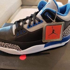 Air jordan 3 retro sports blue men 11